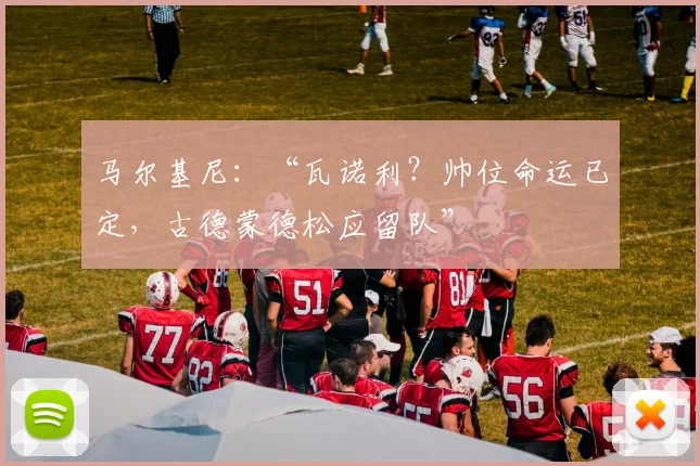 马尔基尼:“瓦诺利?帅位命运已定,古德蒙德松应留队”